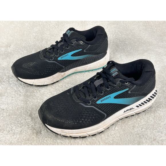 Brooks Womens Ariel 20 1203151B064 Black Running Shoes Sneakers Size 8.5 B - Picture 2 of 8